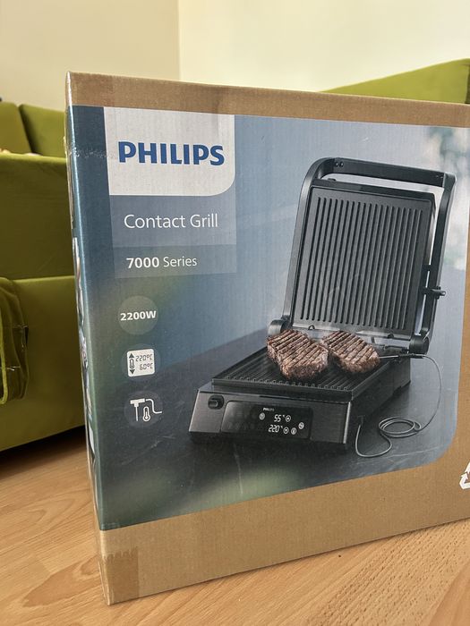 Philips Contact Grill Seria 7000 – NOWY, nieużywany