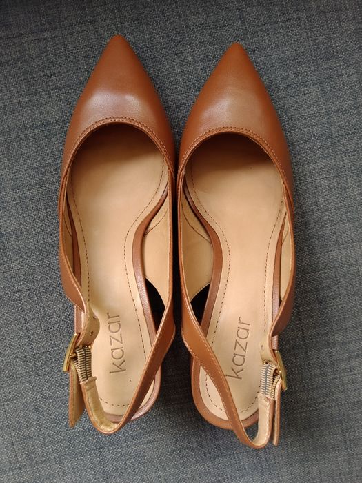 Buty skórzane slingback KAZAR 37