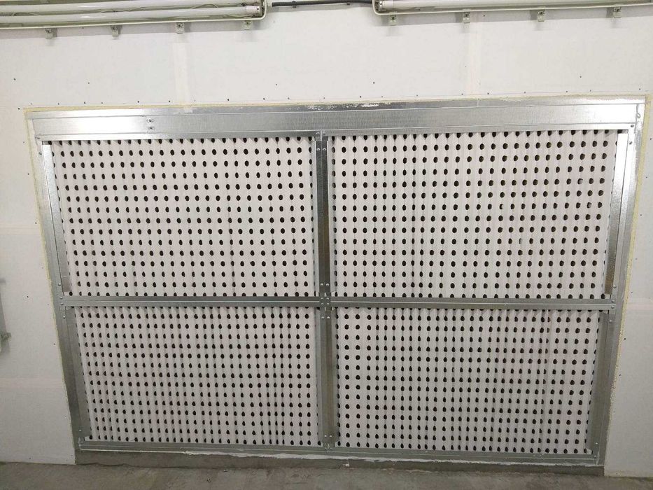 Фарбувальний стенд для меблевих фасадів із припливною вентиляцією