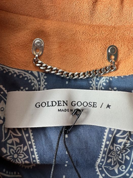 Golden Goose замшевая косуха biker jacket оригинал