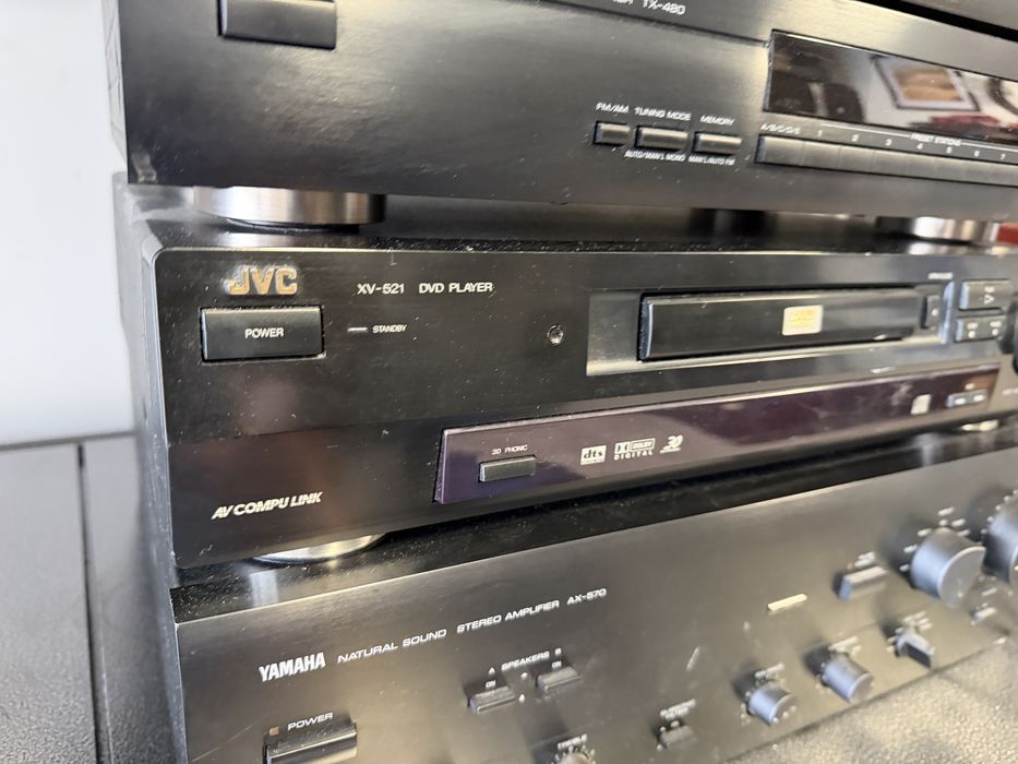 Wieża Yamaha AX-570, XV-521, TX-480, CDX-480, Sprawny zestaw, Wroclaw