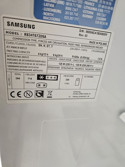 Lodówka Samsung RB34T672DSA