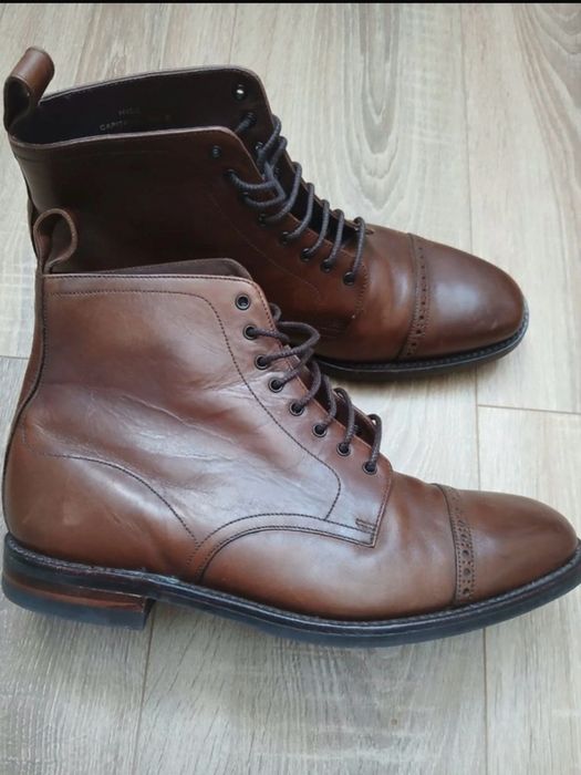 Loake 1880 Hyde, 42 (UK 8), Capital F, skórzane trzewiki, Made in England