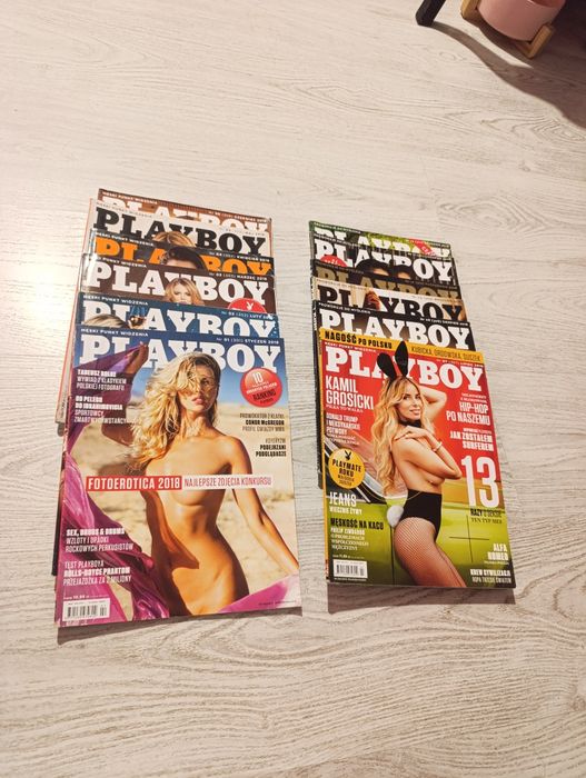 Playboy 2018 (12 egzemplarzy)cały rocznik