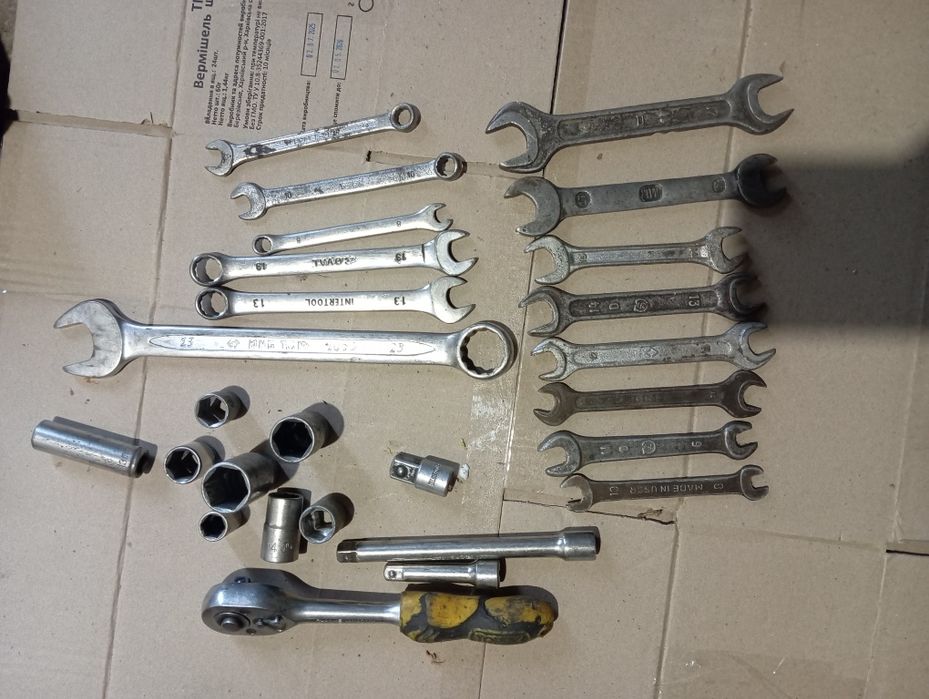 Ключ трещітка накидні рожкові