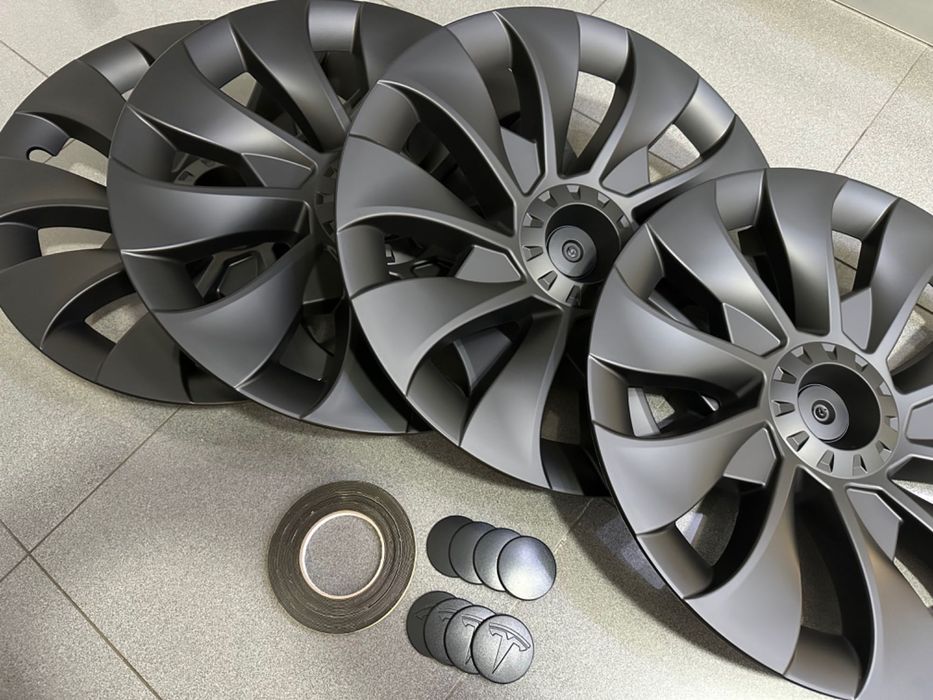 Tampões Jantes Uberturbine Tesla Model 3 Novos