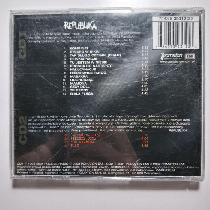 Republika - 2cd in 1 +BONUS #cd