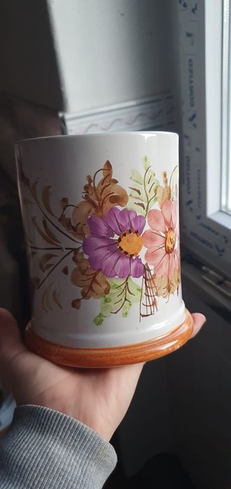 Vaso médio com flores