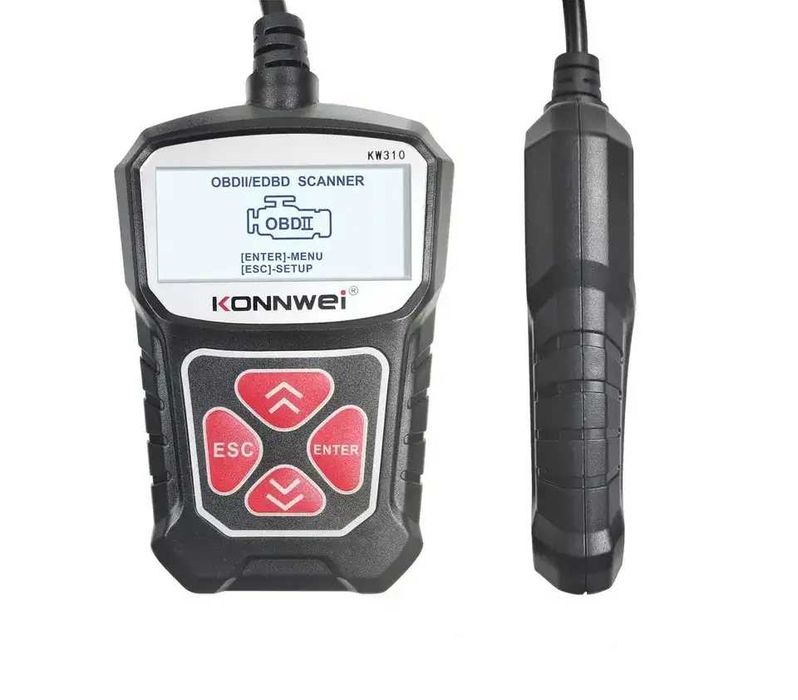 Диагностический сканер адаптер Konnwei KW310 CAN OBDII + EOBD диагност