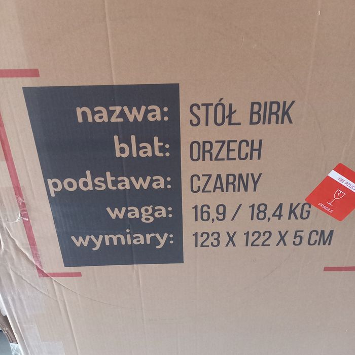 Stolik okrógły loft nowy
