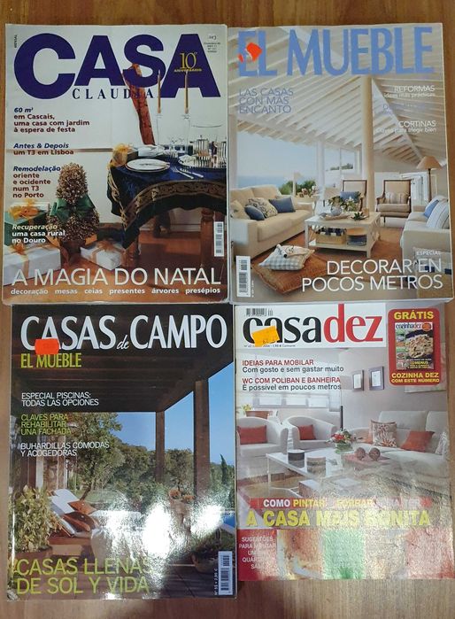 Revistas vintage: Hip Hop, Video, Audio, Casa Claudia, Connect, PC,etc