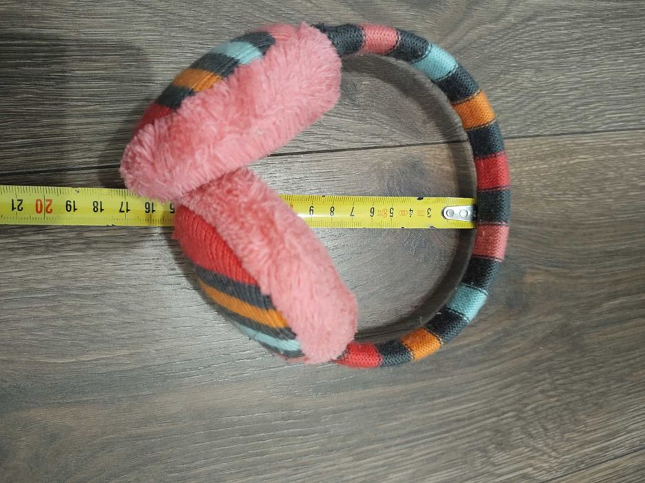 Nauszniki ciepłe, kolorowe