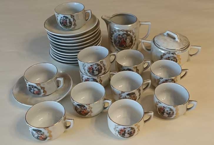 serviço de café em porcelana alemã