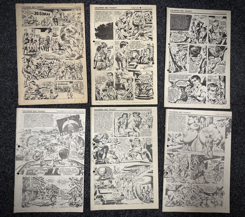 Komiksy z Fantastyki  1982 do 1990 - Funky Koval, Yans, Larkis i inne