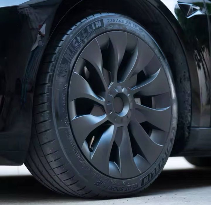 Ковпаки, колпаки Tesla Model 3 r18 турбіни комплект 4шт