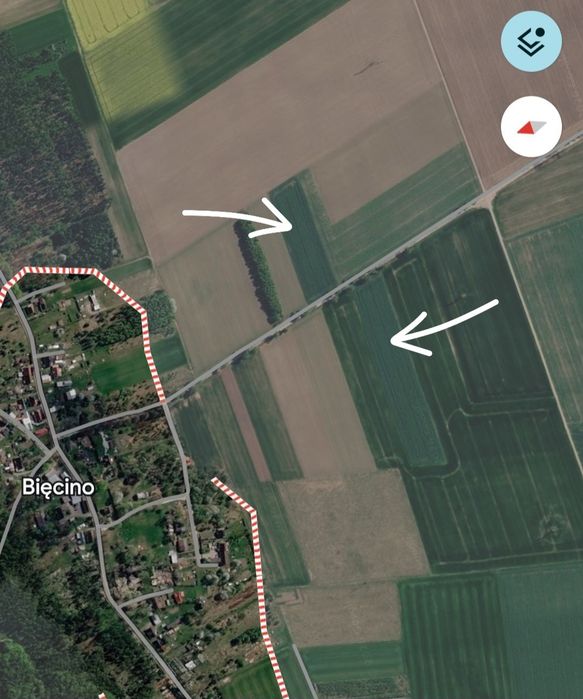 Sprzedam grunty rolne III klasa Bięcino, gmina Damnica