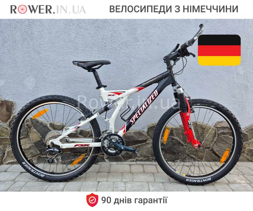 Алюмінієвий велосипед двопідвіс касета бу Specialized Rockhopper 26 M1