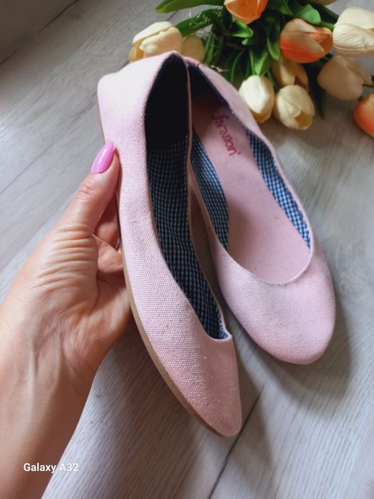 Baleriny różowe 39rozmiar