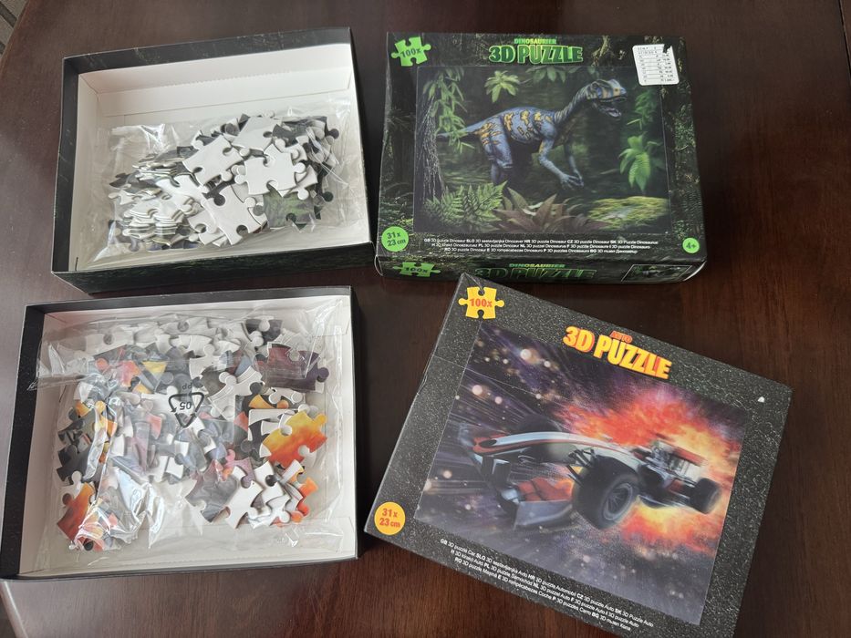 3D пазли.  100шт.