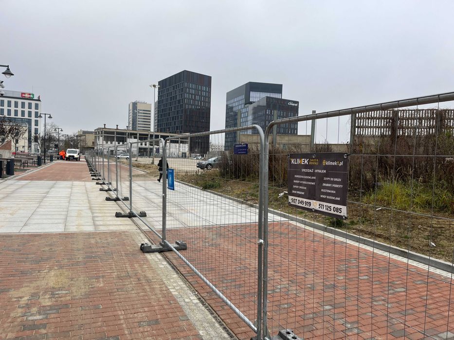 Ogrodzenie Budowlane Tymczasowe Panel Ażur Zaokrąg RaundTop Wzmacniane