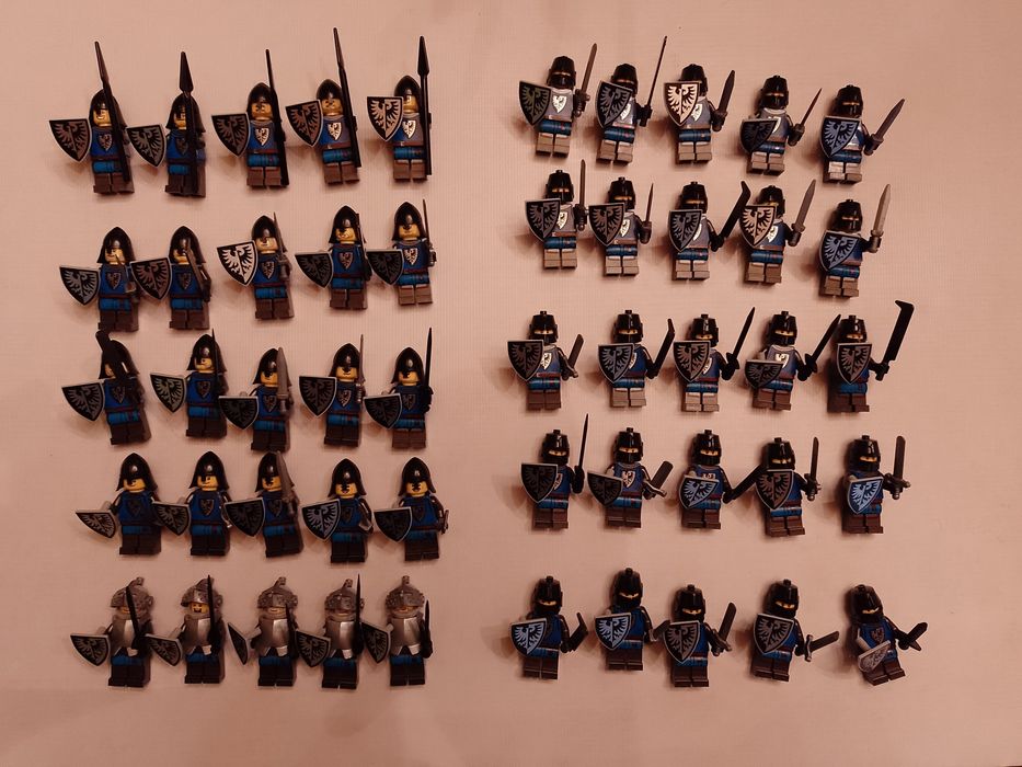 Lego black falcon rycerze 42 sztuk
