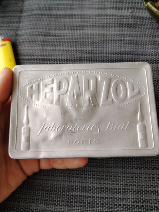 Caixa Antiga Heparzol - Farmaceutica Bial de Comprimidos