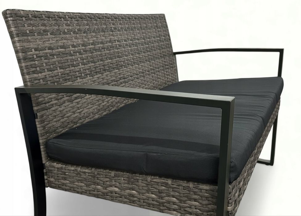 Meble ogrodowe technorattan stal poduszka kolory