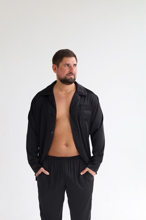 Чоловіча піжама турецький шовк, якісна тканина, М розмір