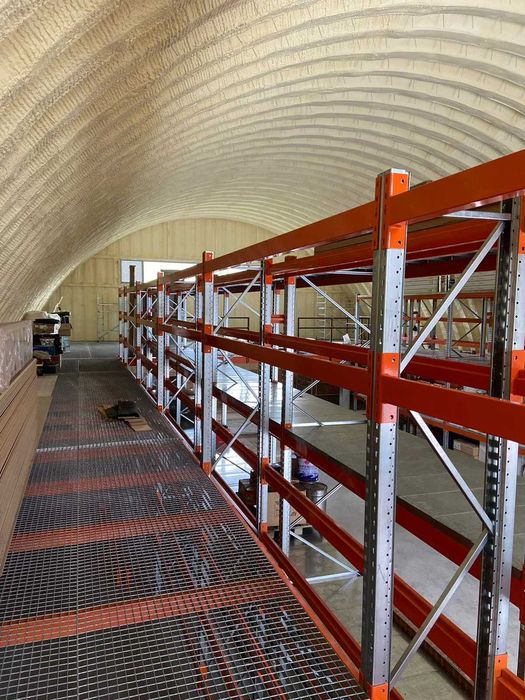 Палетний стелаж для складу Великий стелаж з полками Мезонін для складу