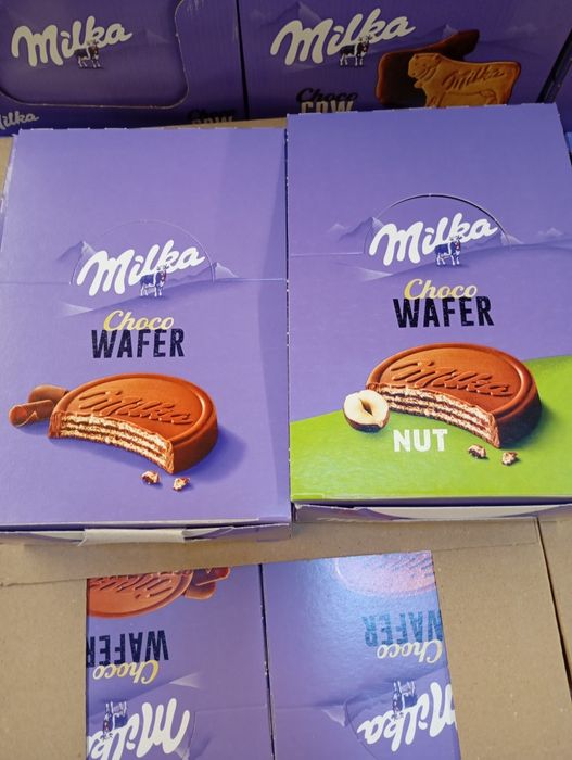 Milka choco wafer (вафлі мілка соком)
