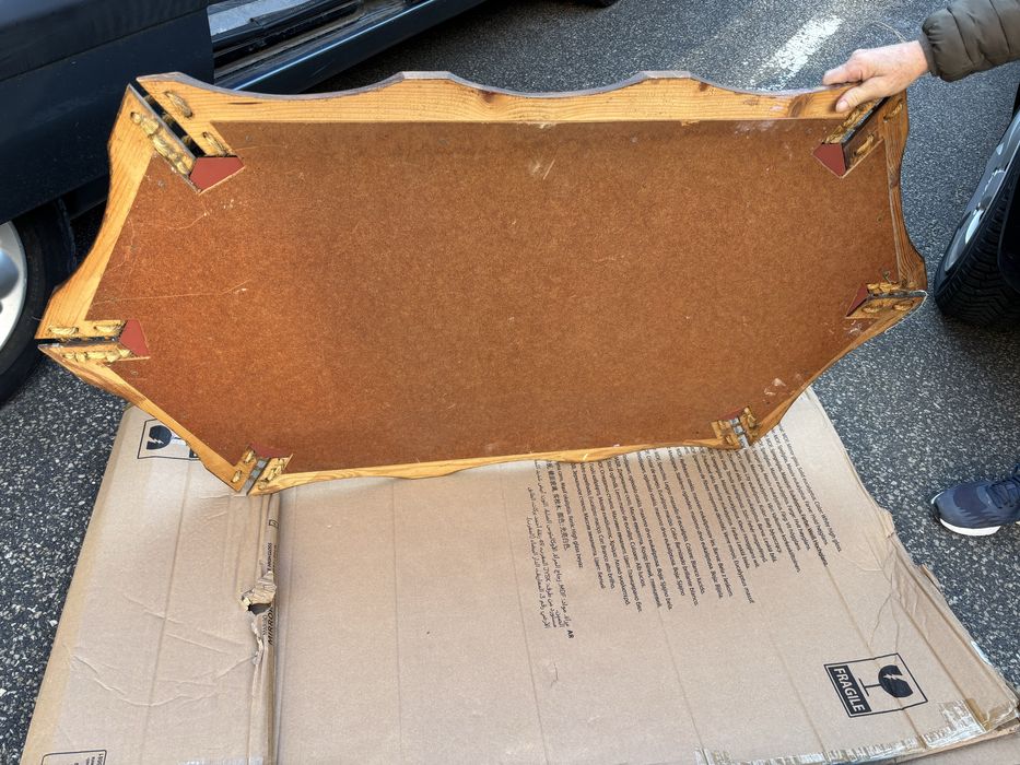 Lustro ręcznie robione Antyk