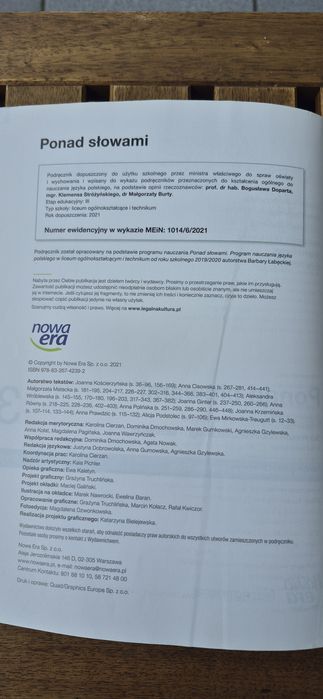 Książka Ponad słowami 3
