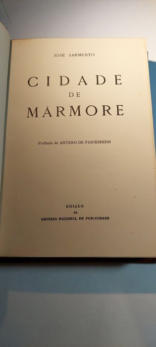 Cidade de Mármore - José Sarmento (1937)