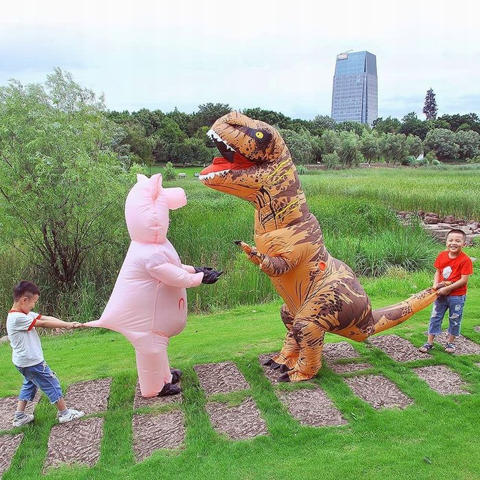 outlet kostium dmuchany t-rex jashke dla dorosłych 150-190 cm