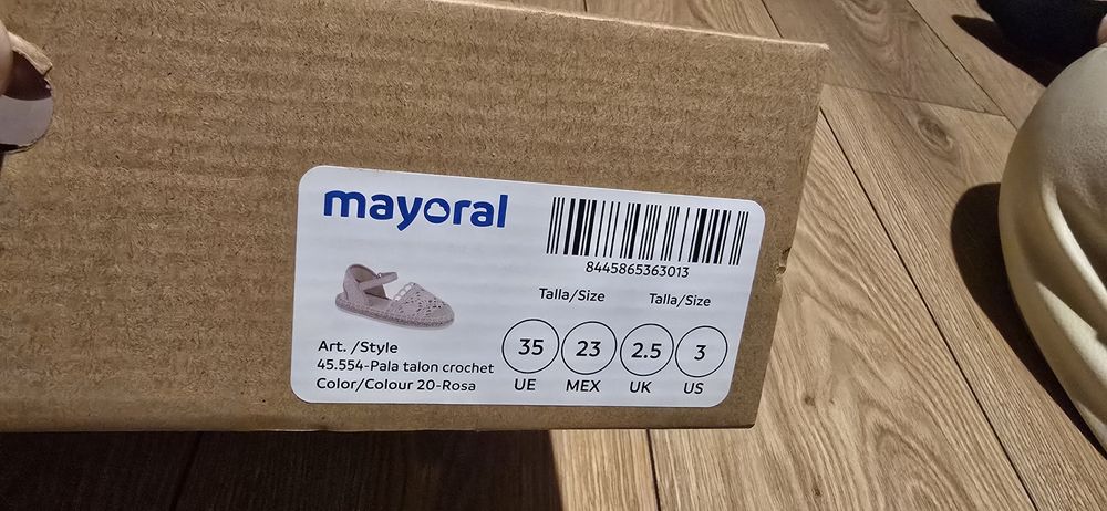 Buty mayoral r. 35 różowe