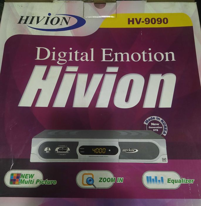 Супутникові ресивері нові