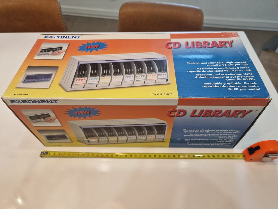 Caixa CDs & DVDs armazenamento