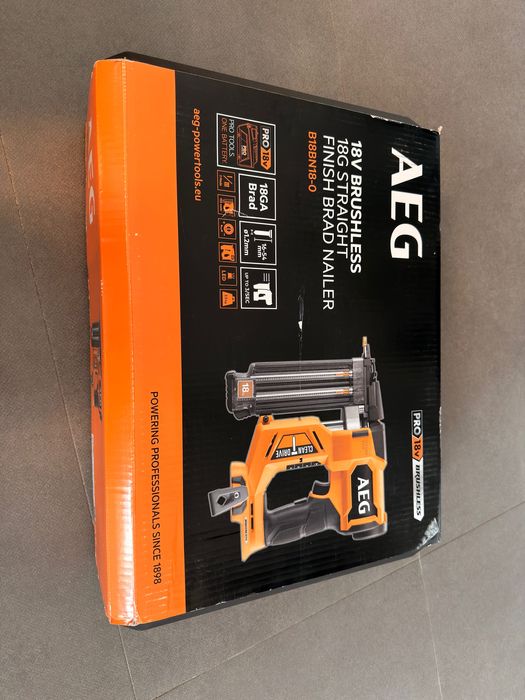 Nowa Gwoździarka akumulatorowa bezszczotkowa 18V AEG B18BN18-0