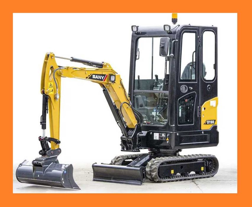 Wynajem Minikoparki od 2 do 5 ton - Usługi z lub bez operatora!