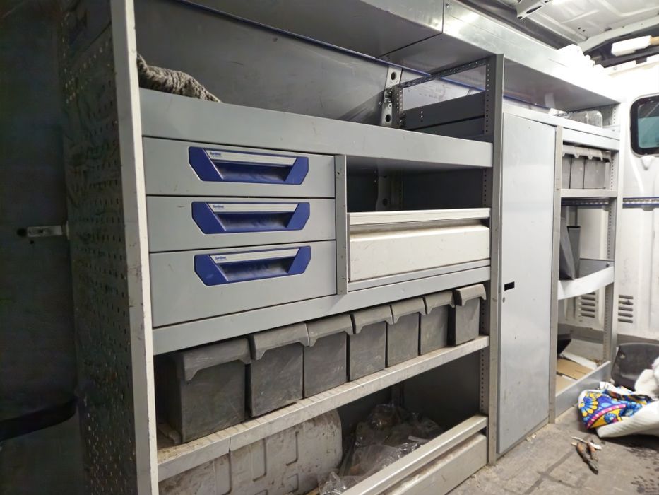 Zabudowa do busa regały  sortimo bott würt