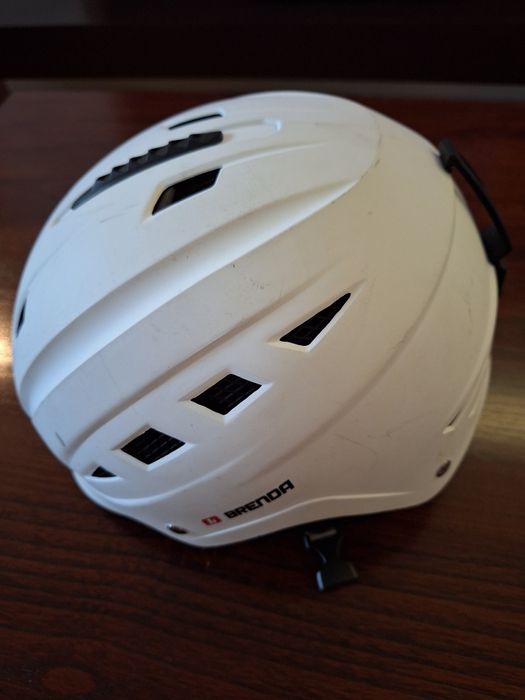 Kask narciarski dziecięcy Brenda biały