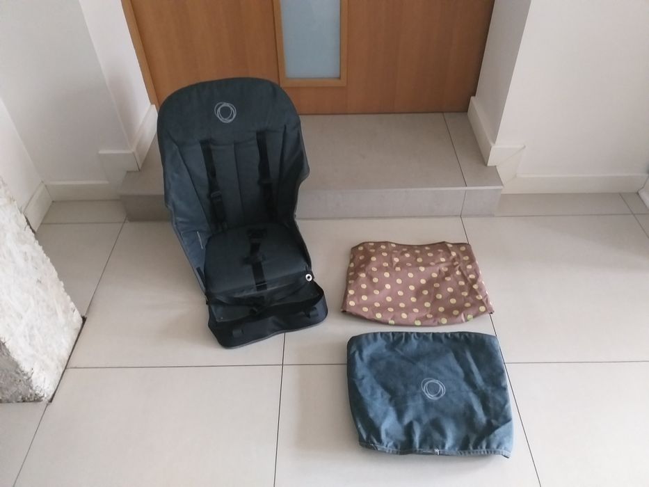 Bugaboo Cameleon Denim siedzisko spacerowe i dwie budy