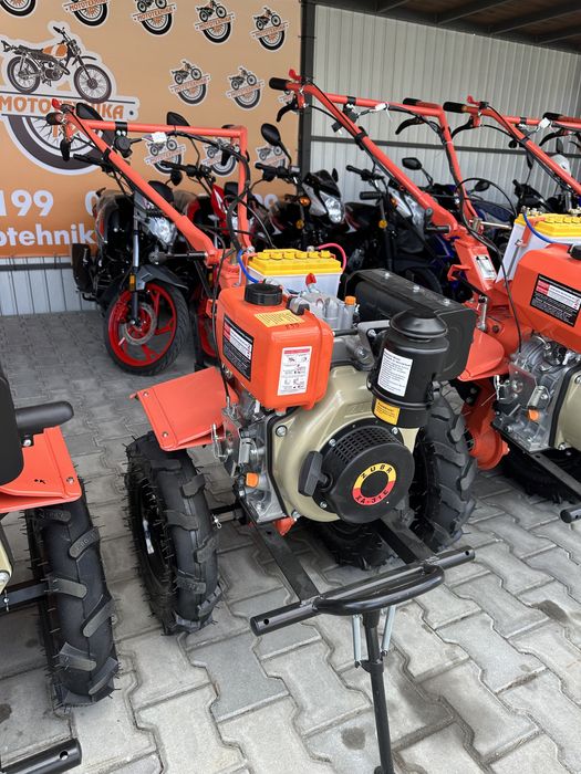 Мотоблок дизель ZUBR 7 к.с. +Фреза