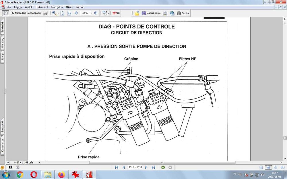 instrukcja napraw Renault Ares 540, 550, 610, 620, 630, 640