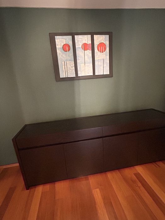 Aparador  buffet wenge com gavetas e portas  Casadek medidas  50x238