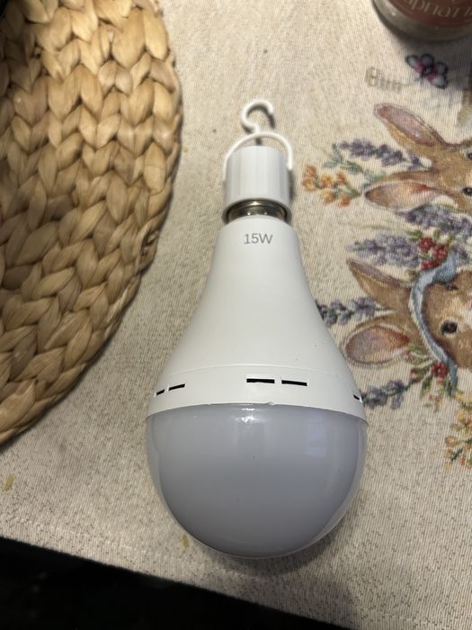 Акамуляторна лампа, лампочка акумуляторна 15вт w