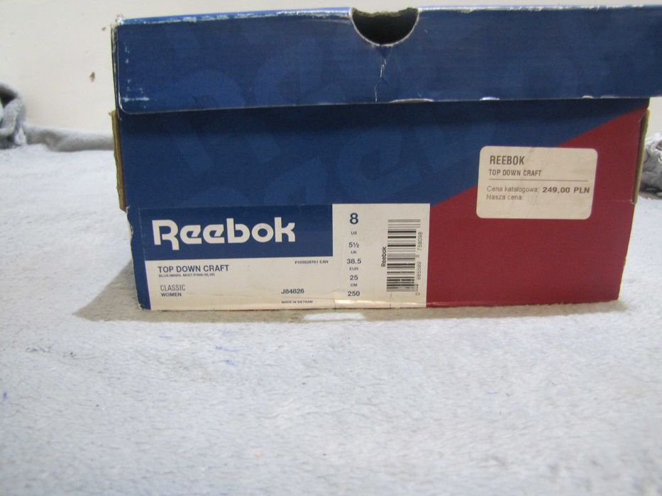 Trampki damskie tenisówki za kostkę Reebok J84826 roz. 38,5