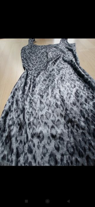 Sukienka mini s xs vinted panterka świecąca