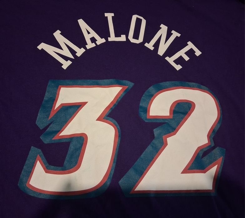 Karl Malone Utah Jazz koszulka NBA retro Mitchell and Ness