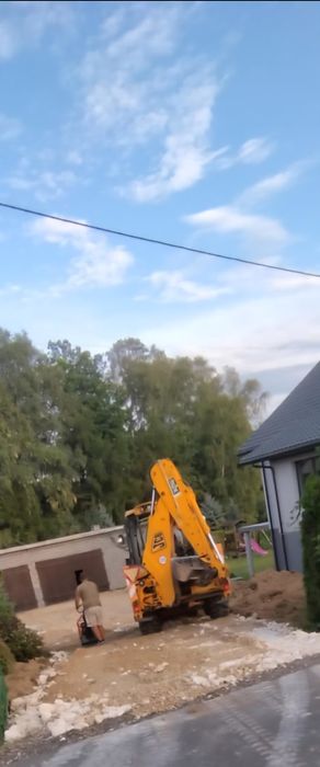 Uslugi koparko ładowarką